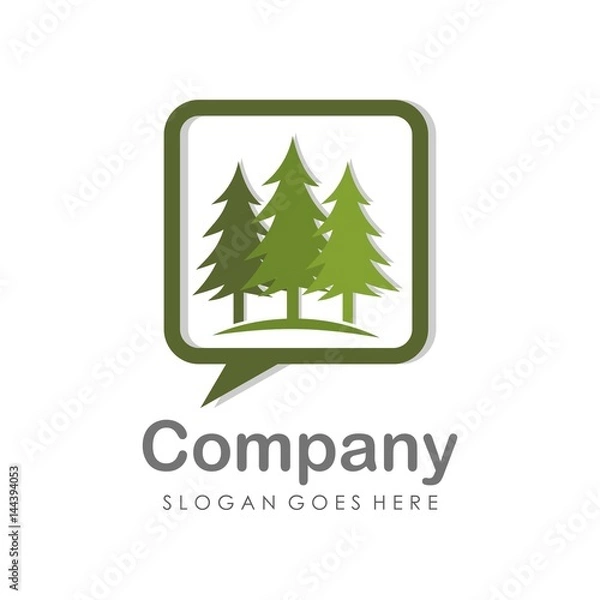 Fototapeta Creative and unique tree illustration vector