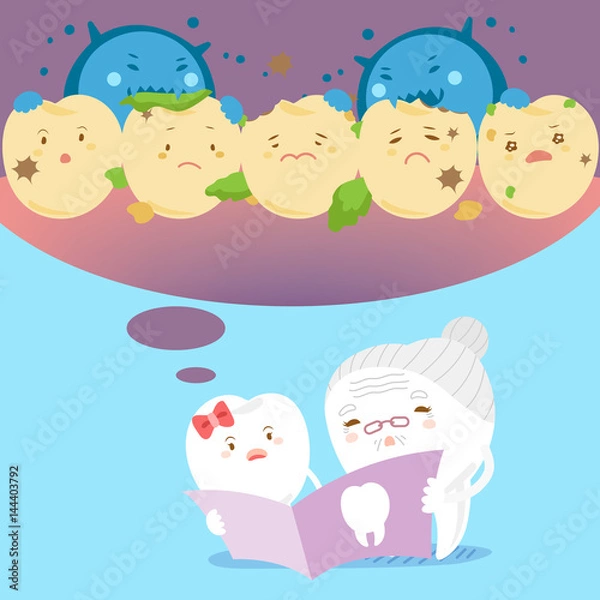 Obraz tooth with decay problem