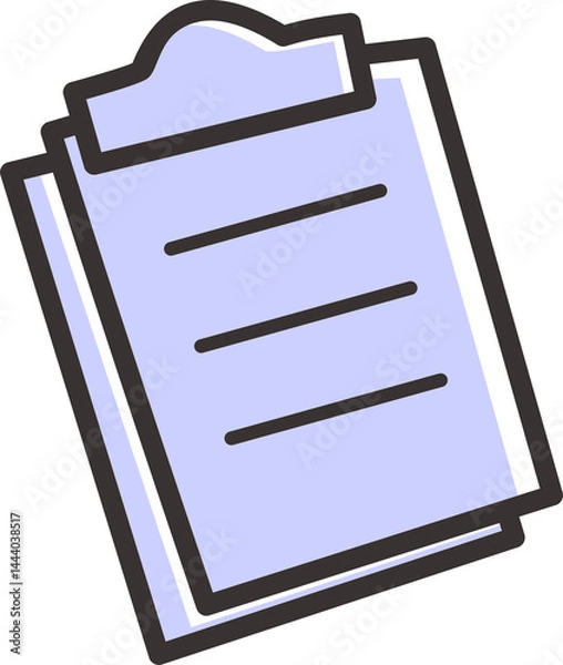 Obraz clipboard with checklist