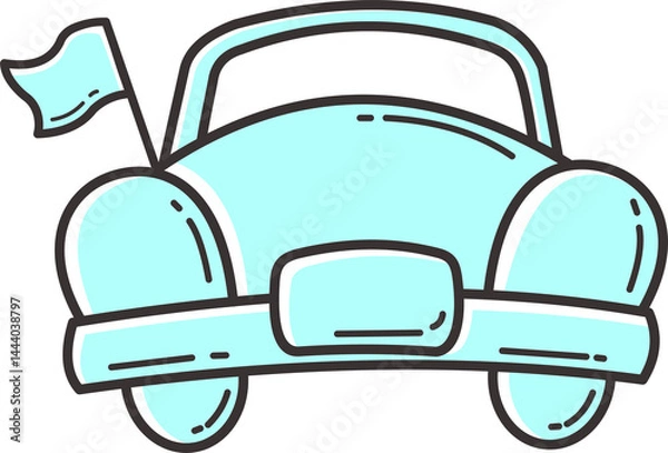 Obraz retro car vector