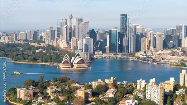 Obraz The Sydney skyline and harbor.