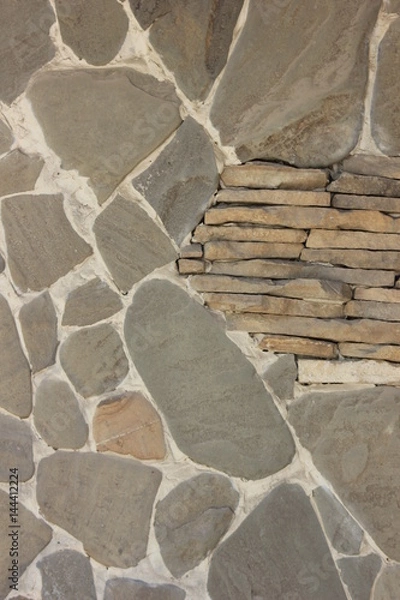 Obraz wall covered with natural stone