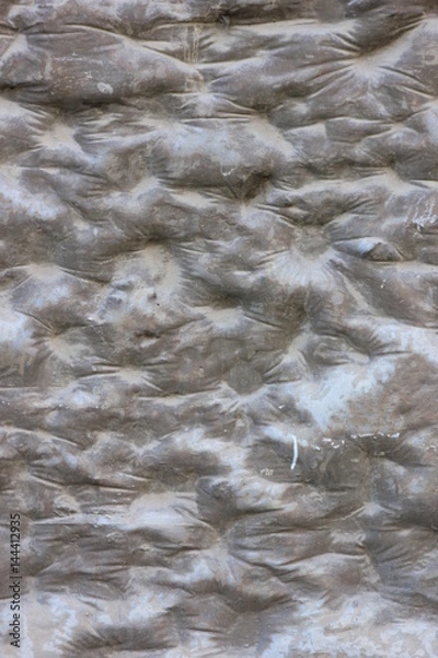 Obraz on the wall decorative plaster grey colour