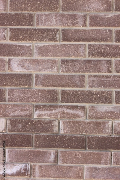 Obraz a wall of brown bricks