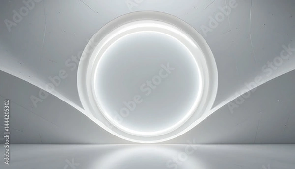 Fototapeta abstract background with white frame