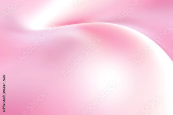 Obraz Soft light pink background with curve pattern graphics design for web illustration technology internet network smart digital backdrop wallpaper banner poster