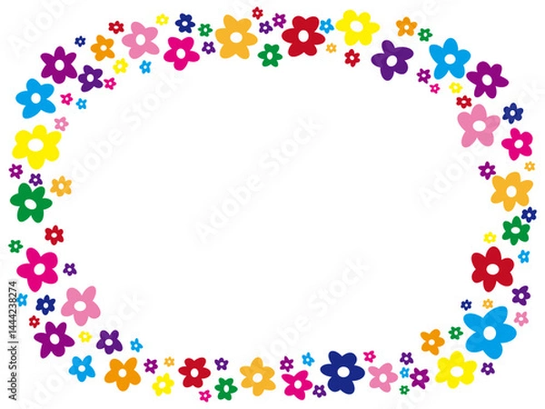 Fototapeta 花畑サークル