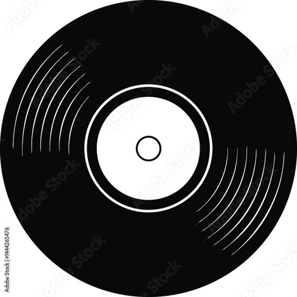 Fototapeta Vinyl Record Icon