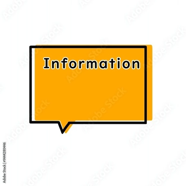 Fototapeta Information　ふきだし