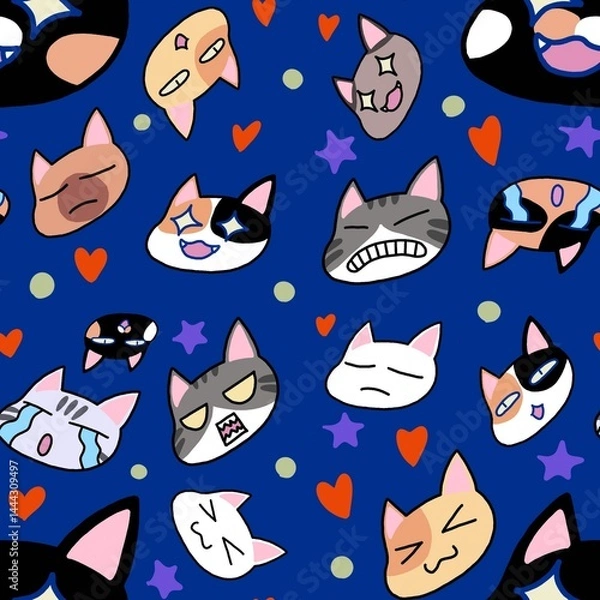 Obraz cat pattern