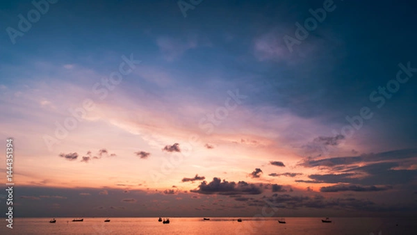 Obraz sunset over the sea