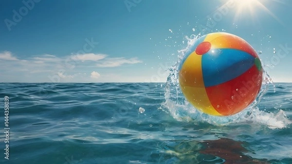 Obraz ball in the sea