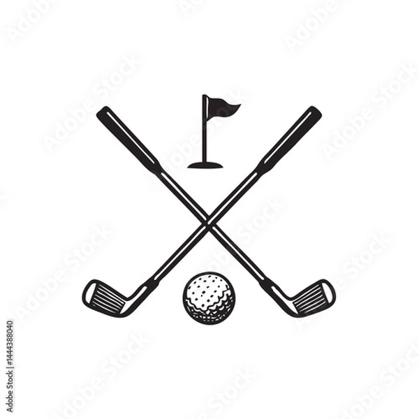 Obraz golf vector