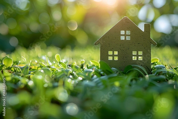 Fototapeta Searching for a stunning and spacious real estate house property online to fulfill all your dreams and desires    
