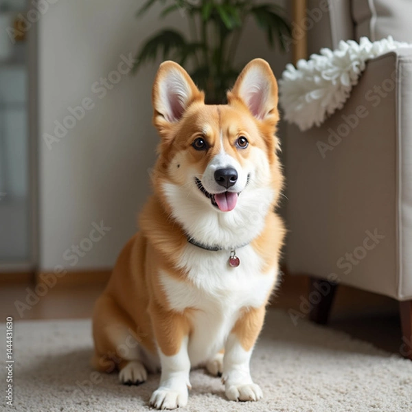 Obraz corgi portrait
