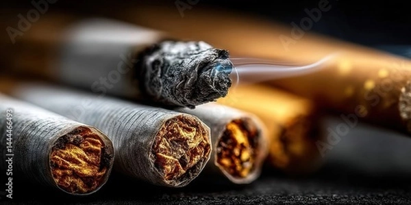 Fototapeta Cigarette Characters in a Row