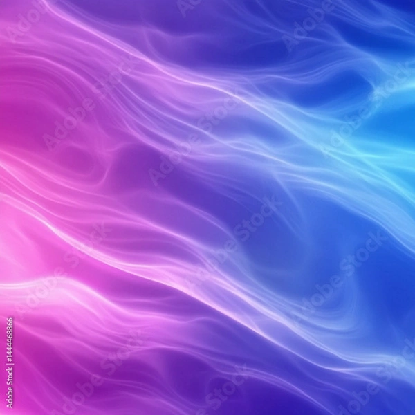 Fototapeta Abstract Purple Wave Background – Fluid Motion Design with Soft Gradient Lines and Flowing Curves in Violet and Lavender Tones