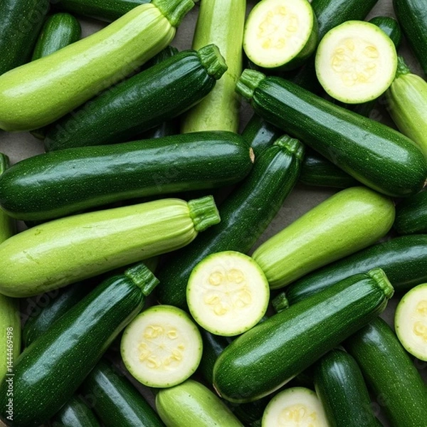 Obraz zucchini on the table
