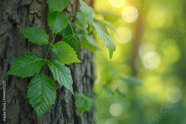 Fototapeta Trees are premium botanical plants that symbolize nature   