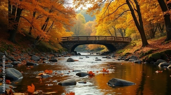 Obraz Rustic Harmony: Nature's Autumn Palette