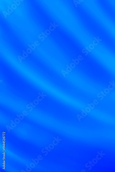 Obraz smooth waved background: close up of blue paint brush strokes