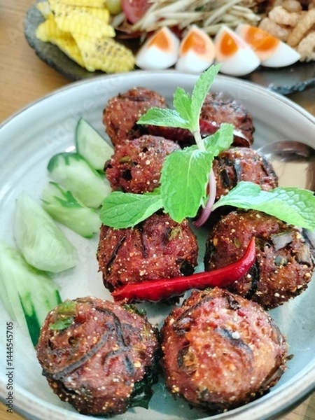 Obraz Steamed Crab Rice