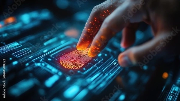 Obraz Fingerprint Scanning Technology