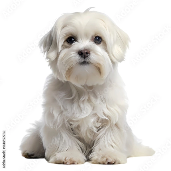 Fototapeta Adorable Maltese Puppy: High-Resolution Images & Photos