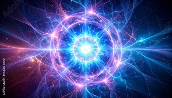 Fototapeta Plasma Energy Core Glow - Futuristic Power Source Radiation