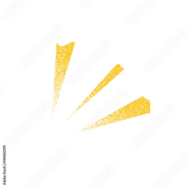 Fototapeta Attention-grabbing icons that represent focus, emphasis, awareness, impact, notice, curiosity, and concentration