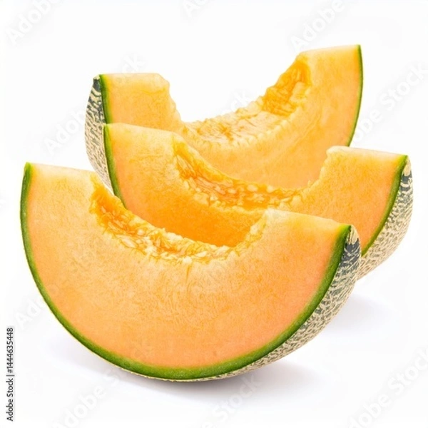 Obraz Fresh Watermelon Slices on Bright Background