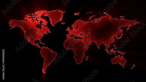 Obraz World Map Background