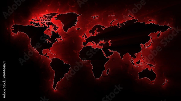 Obraz World Map Background