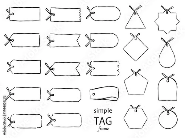 Obraz タグセット　フレーム