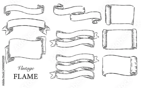 Obraz ビンテージフレーム　セット
