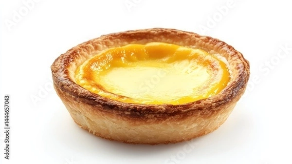 Fototapeta Single mini tart pastry isolated