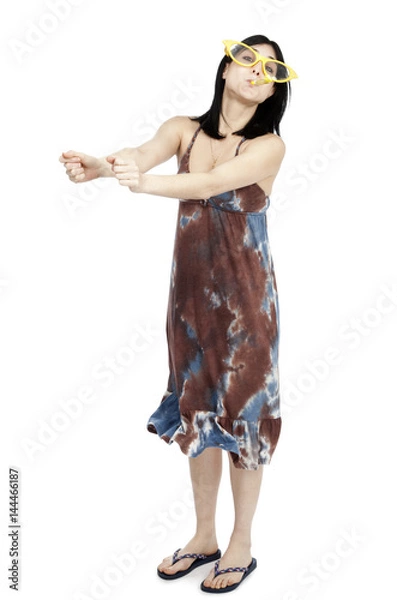 Obraz Isolated Party Girl