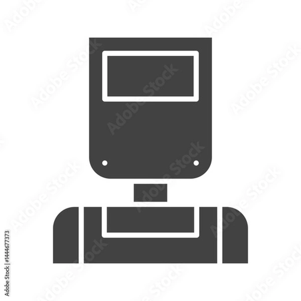 Fototapeta Welder icon vector image. Suitable for mobile apps, web apps and print media.