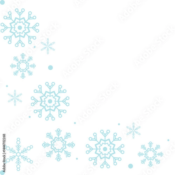 Obraz Snowflake Corner Decorative