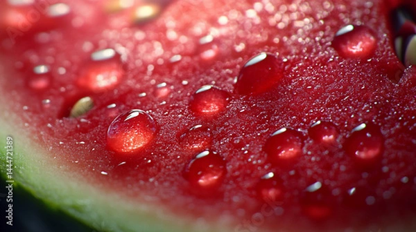 Obraz Juicy watermelon slice closeup