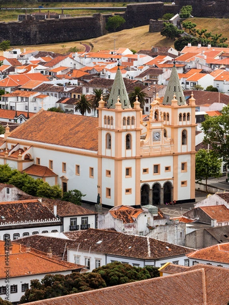 Obraz Sé Cathedral of Angra or Cathedral of the Holy Saviour, Angra do Heroísmo, Terceira island, Autonomous Region of the Azores