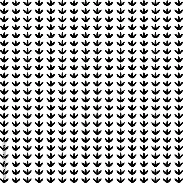 Fototapeta vector seamless pattern with small clover pattern decoration art fabric tile used pattern element monocgrome ornament decoration 