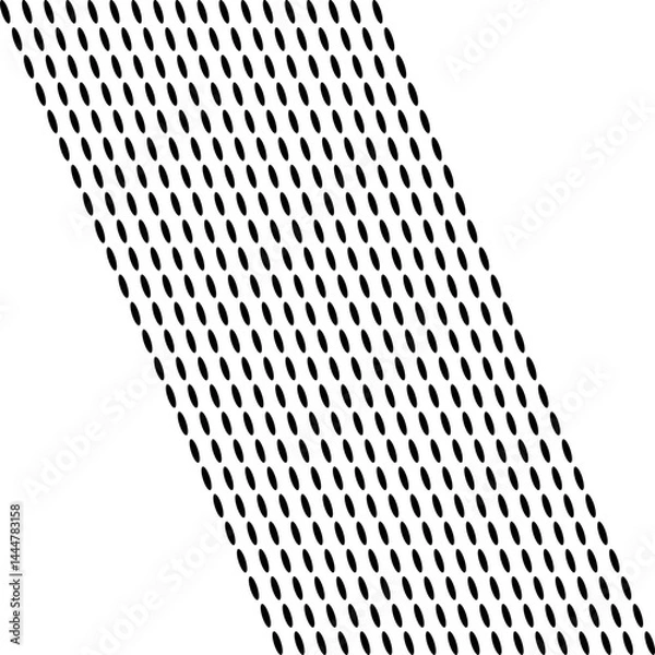 Fototapeta metal grid background oval shape pattern art decoration fabric textile tile useful pattern vector illustration
