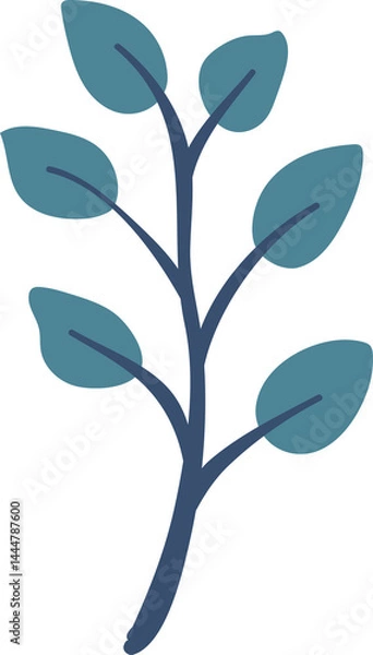 Obraz leaves cartoon set 