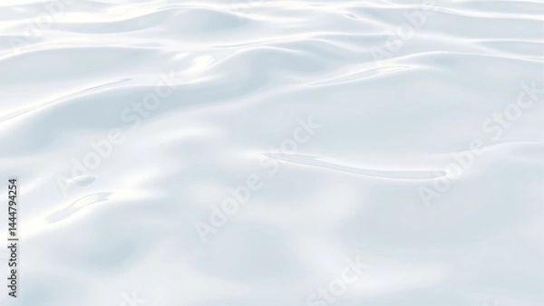 Fototapeta とろりとした白い液体の穏やかな波