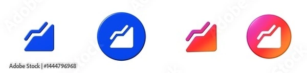 Obraz elevation activities 3D icon