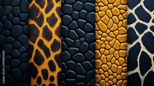 Fototapeta Intricate Close Up of a Colorful Textile Pattern Showcasing Vibrant Textures and Detailed Weaving Styles