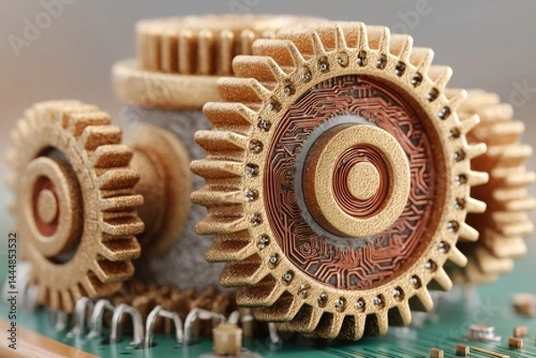 Fototapeta Catalyzing economic policy through technology innovation an abstract exploration in the digital economy