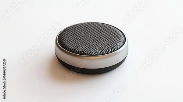 Fototapeta Portable round speaker
