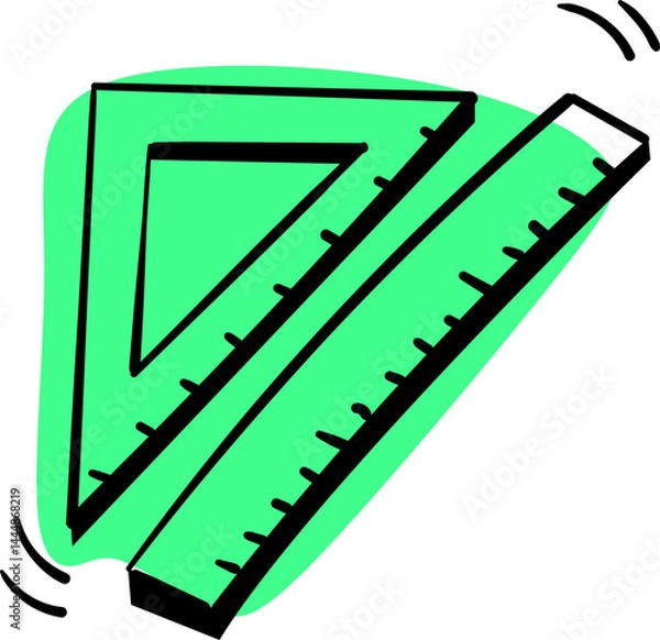 Obraz Hand Drawn Office Tools Illustration 
